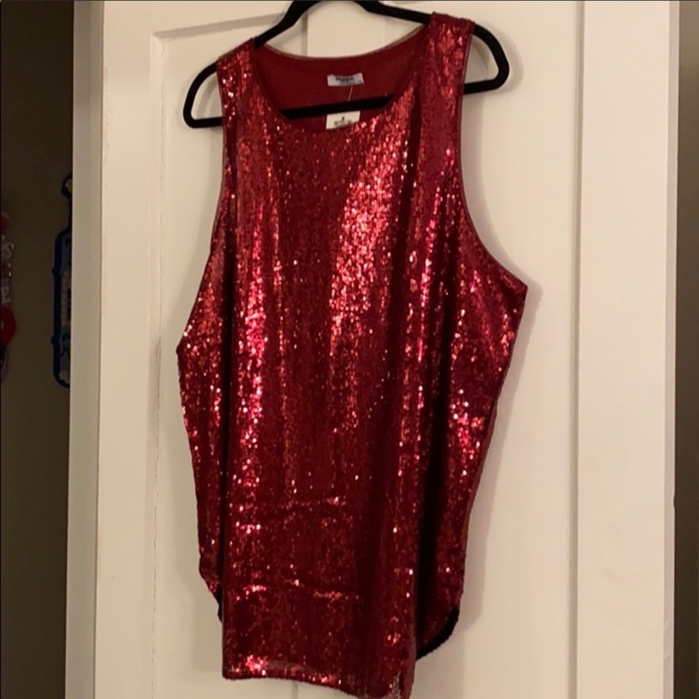 NWT - Zeagoo sequin tank